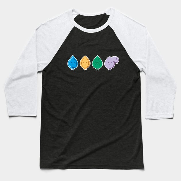 Four Friends Baseball T-Shirt by CaptainDirto